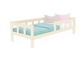 BENLEMI lova FENCE, 120x200 cm., White, JP-0029/120X200-BIL