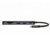 4smarts HUB 6-in-1 DeX Function 2xUSB-A 3.0/USB-C/HDMI/SD/MicroSD, grey, 468782