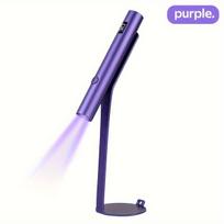 Nešiojama mini UV LED nagų lempa su metaliniu stovu. , Violetinė