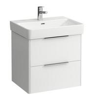 Praustuvo spintelė Base (Pro S), 570x440 mm, aukštis 530 mm, 2 stalčiai, matinė balta H4022321102601