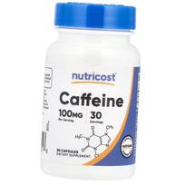 Kofeinas kapsulėmis, Caffeine 100, Nutricost (11647003) 30caps