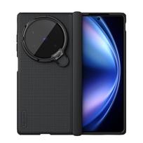 Nillkin For Vivo X Fold 5 Super Frosted Shield Prop Case Kameros atlenkiamas laikiklis Itin plonas matinis PC Apsaugantis nuo smūgių galinis dangtelis Vivo X Fold 5 juoda