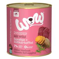 WOW Dog Food ADULT Venison ( suaugusių šunų konservai su žvėriena ir saldžiomis bulvėmis) 800 g