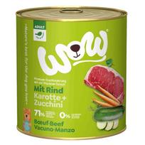 WOW Dog Food ADULT Turkey( suaugusių šunų konservai su jautiena su morkomis ) 800 g