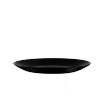 Lėkštė D25 cm stiklinė, juodos spalvos ZELIE Luminarc 00508