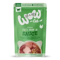Wow Wet Cat Food – Chicken in Sauce ( Vištienos filė gabaliukai padaže) 85 g