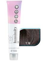 By Fama pusiau ilgalaikiai plaukų dažai be amoniako By Fama Luminity 7.18, 80ml