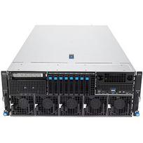 Asus Platforma Asus Rack (4U) ESC8000A-E13P AMD EPYC 9005 (8xNVMe, 2xM.2, 2x10Gbe, IPMI, 3200W) 90SF0401-M000N