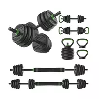 Strength training set TUNTURI Barbell & Dumbbell Set 28 kg