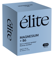 ELITE Magnesium + B6 tabletės, 120 vnt.