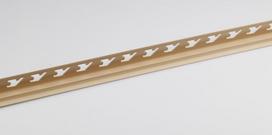 Kampas plytelėms ARCANSAS 081E/M/17, 2500 x 25 x 8 mm, plastikinis, vidinis, smėlio spalvos