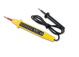 Elektroninis elektros įtampos testeris ELECTRALINE 58200, Daugiafunkcinis 8 in 1, matuoja 6-400 V ki