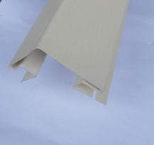Išorinis PVC kampas S 12 SIDING BOR, Ilgis 3,05 m, kremo spalvos
