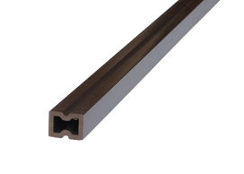 Medienos ir plastiko kompozito skersinė sija, WPC SY-40S25 Coffee C02, 40x25x2300mm. 1vnt.-2,3m.