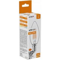 LED lempa AVIDE, 4.5W (=40W), E14 žvakė, NW, 4000K, 220-240V, 470 lm, 25.000 val., filamentinė