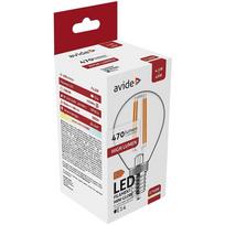LED lemputė AVIDE, 4.5W (=40W), E14, G45 burbuliukas, WW, 2700K, 220-240V, 470 lm, 15.000 val., fila