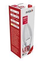LED lemputė AVIDE, 4.5W, E14 žvakė, WW, 3000K, 220-240V, 470 lm.