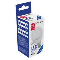 LED lempa AVIDE At-9006, 6W (=42W), E14 G45 burbuliukas, CW, 6400K, 220-240V, 470-480 lm, 25.000 val