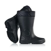 Guminiai batai EVA1, 39/40 dydis, juoda spalva, aukštis 35 cm, pašiltinti, vyriški