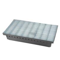 Batų valymo vonelė BIELBET, matmenys 600 x 400 x 100 mm, su cinkuoto metalo grotelėmis