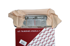 Įleidžiama spyna KURZEMES ZV4-1/2 407Z-35801/C, Su rankena, chromuota, be cilindrinio mechanizmo, 55