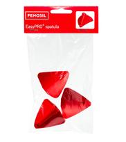Silikono tepimo ir išlyginimo mentelė PENOSIL Easypro Spatula, raudonos spalvos, 3 vnt