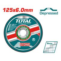 Abrazyvinis akmens šlifavimo diskas TOTAL, 125x6,0x22 mm, TAC2241256