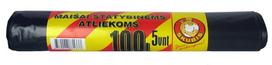 Šiukšlių maišai statybinėms atliekoms SKUBIS, 80 mkr., juodos sp., 100 l, 5 vnt.