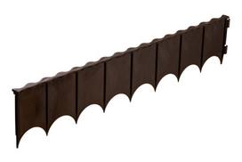 Plastikinis atitvaras, 20 x 600 x 120 mm, tamsiai rudas