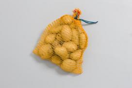 Tinklinis megztas maišas NNZ, 35 x 50 cm raudonas (geltoni, oranžiniai, violetiniai, balti, žali) su