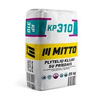 Klijai plytelėms elastingi MITTO KP310, C2 TE, vidaus ir išorės darbams, 25 kg