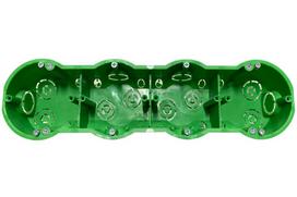 Montažinė dėžutė LIREGUS Įid4 66-003, 46 mm, g/k, 4 vietų