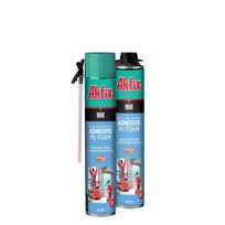 Klijuojančios putos AKFIX 960 Pu, 750ml, minimali plėtra, šilumos izoliacinėms sis. tvirtinti prie f