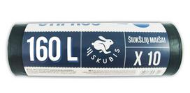 Šiukšlių maišai SKUBIS Strong 871351, 160 l, 10 vnt.