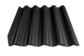 Banguotas lakštas ETERNIT Banga L91, matmenys 875 x 920 mm, juoda spalva