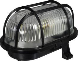 Specialiųjų patalpų šviestuvas PAWBOL, IP44, E27, 60 W, 220-240V, plastikas/stiklas, ovalus, su plas