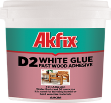 Medienos klijai AKFIX D2, 3kg