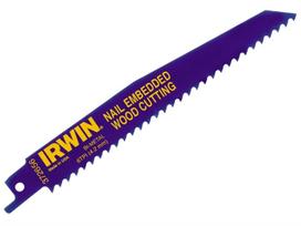 Tiesinio pjūklo geležtė medienai su vinimis IRWIN, 150 mm, 6 TPI, 2 vnt