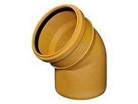 Lauko kanalizacijos alkūnė WAVIN, d110/30 203701120