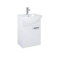 Vonios spintelės komplektas ELITA Set Nika 45, 62 x 45,4 x 44,3 cm, apatinė, pakabinama, su praustuv