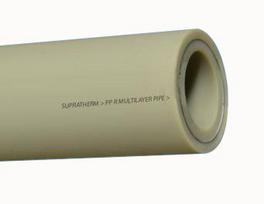 Lituojamas, stabilizuotas vamzdis FPLAST, d20 x 3,4 mm, PN25, 4 m, PPR, 84300, su stiklo pluoštu