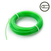 Žoliapjovės pjovimo lynas HERVIN GARDEN AZPL2.0X15, apvalus, žalios spalvos, skersmuo 2,0 mm, 15 m