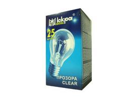 Kaitrinė pramoninio naudojimo lempa ISKRA 275124, 40 W, E27, burbuliukas, skaidrus, skirta pramonini