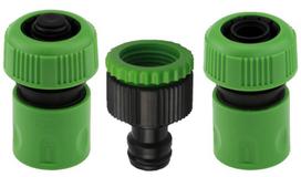 Jungčių komplektas HERVIN GARDEN MY-471C, 3/4" jungtis, 3/4" jungtis su vožtuvu, ½" - ¾" čiaupo jung