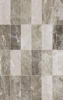 Plytelių keraminis dekoras KAI Bernina 5997, 25 x 40 cm, 1,200 m2/dėž., pilkos spalvos, mozaika, Bul