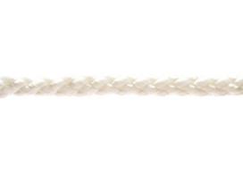 Pintas polipropileno lynas POSAMO VAUKA, 4mm, baltos spalvos su raudonos spalvos žymėjimo gija, 135