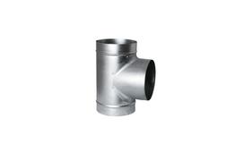 Trišakis ALNOR TP-100-100, d100 mm atšaka, d100 mm-90°, be tarpinės, cinkuota skarda