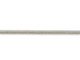Lynas POSAMO VAUKA, padengtas polivinilchloridu, 3,0 × 5mm, plieninis, galvanizuotas cinku, 100 m
