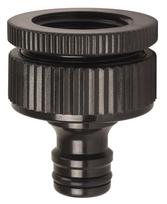 Jungtis čiaupui HERVIN GARDEN+ HG-92252, tinka 3/4” - 1” čiaupams, naudojama su greita jungtimi grei