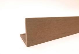 Medienos ir plastiko kompozito kampas apdailai, WPC SY-50L50  Chocolate C01, 50x50x2300mm. 1vnt.-2,3